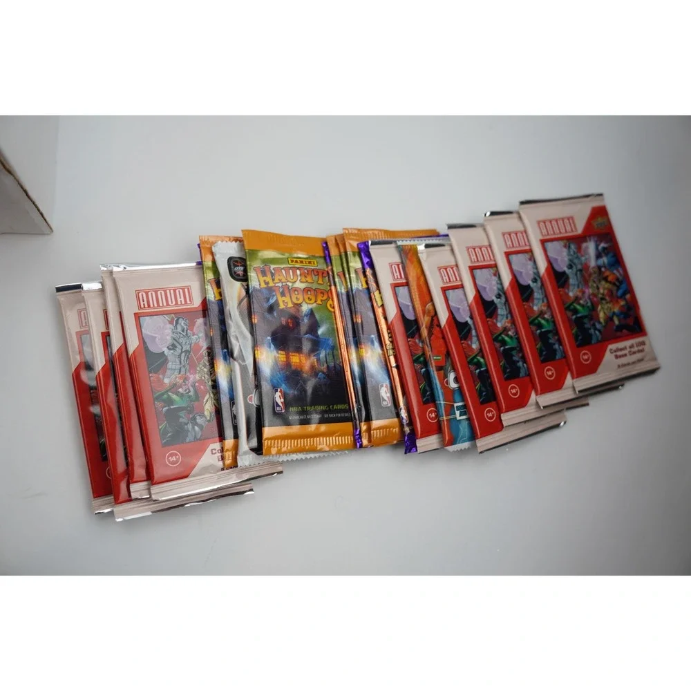 Huge 2500+ Sports Card Collection with 20 Packs